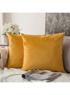 PENHALIGON'S 4-Piece Velvet Decorative Cushion Golden  - Image 2