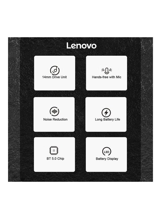 Lenovo LP7 5.0 True Wireless Headphones Black - Image 5