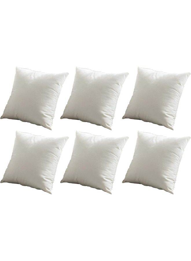 PENHALIGON'S 6-Piece Velvet Decorative Filled Cushion White  - Image 1