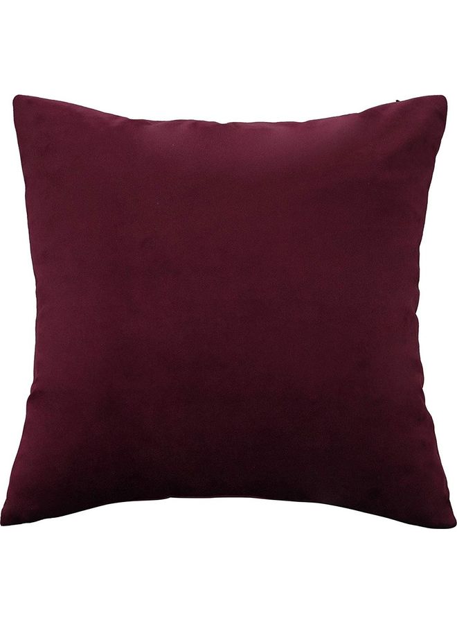 4-Piece Simple Velvet Decorative Cushion Red - v1628088362/N49760528A_2