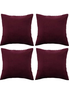 PENHALIGON'S 4-Piece Velvet Decorative Cushion Red  - Image 1