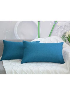 PENHALIGON'S 2-Piece Velvet Decorative Cushion Blue  - Image 2