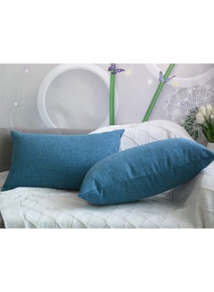 PENHALIGON'S 2-Piece Velvet Decorative Cushion Blue  - Image 3