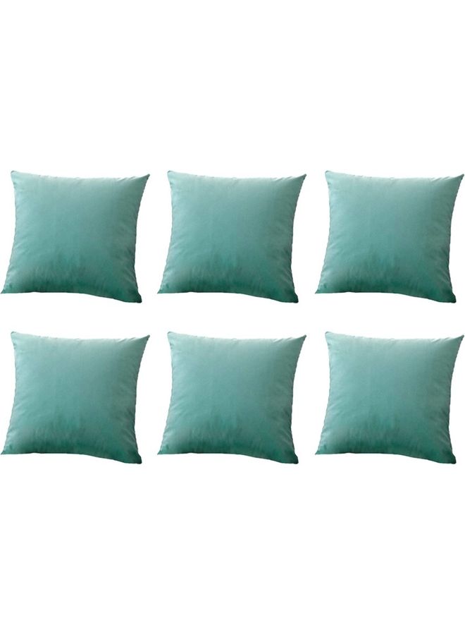 PENHALIGON'S 6-Piece Velvet Decorative Filled Cushion Green 
