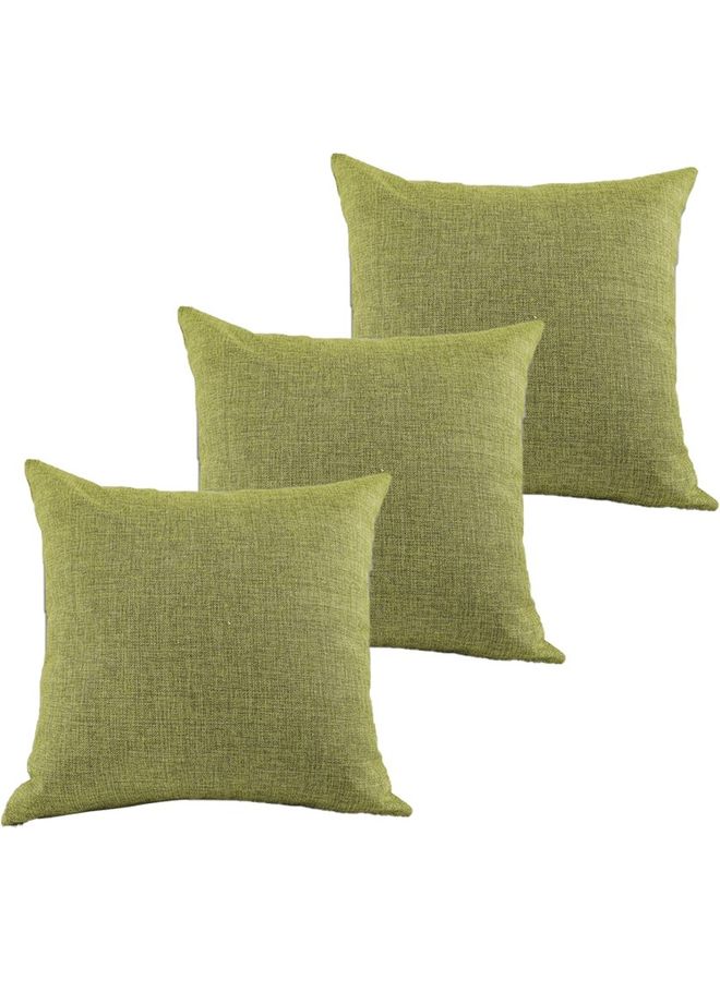 PENHALIGON'S 3-Piece Decorative Filled Cushion Green 40x40cm  - Image 1