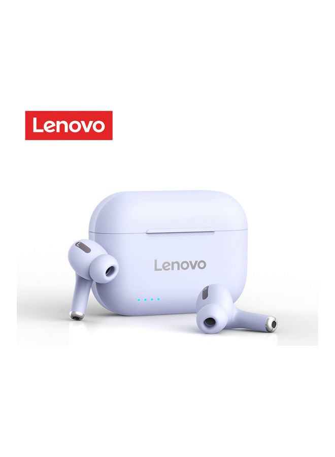 Lenovo LP1S True Wireless Bluetooth Headphones Purple - Image 1