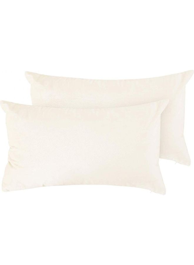 PENHALIGON'S Simple Velvet Decorative Pillow White  - Image 2