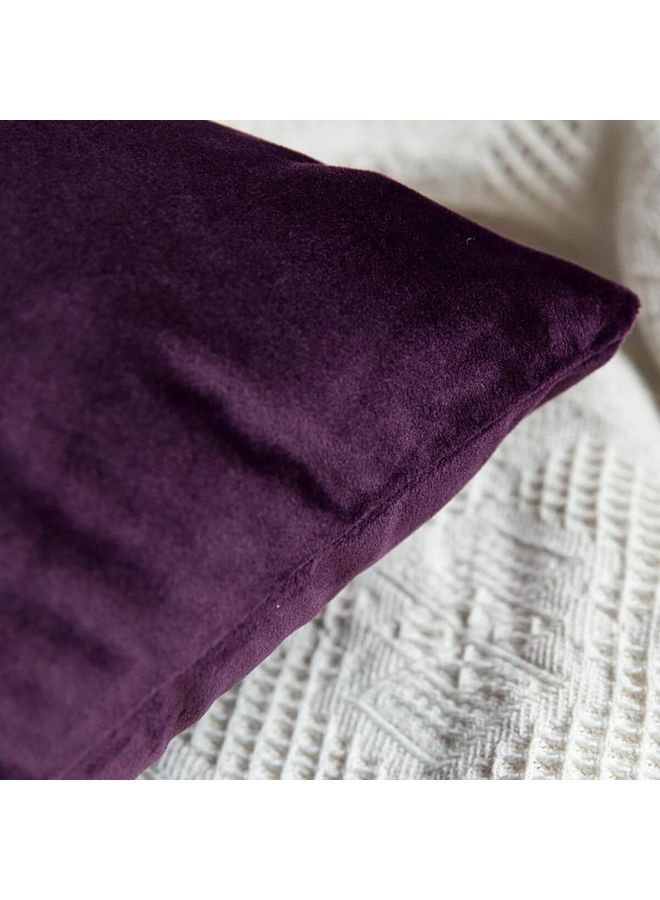 PENHALIGON'S 2-Piece Velvet Decorative Pillow Purple  - Image 3