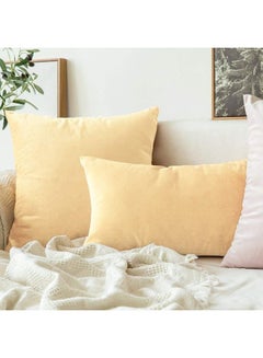 PENHALIGON'S 2-Piece Velvet Decorative Cushion Beige  - Image 2