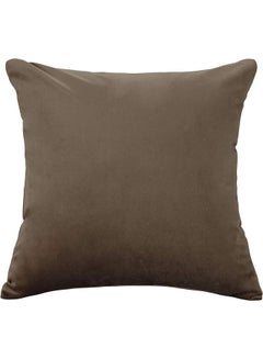 PENHALIGON'S Velvet Decorative Filled Cushion Brown  - Image 1