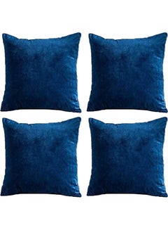 PENHALIGON'S 4-Piece Velvet Decorative Cushion Blue  - Image 1