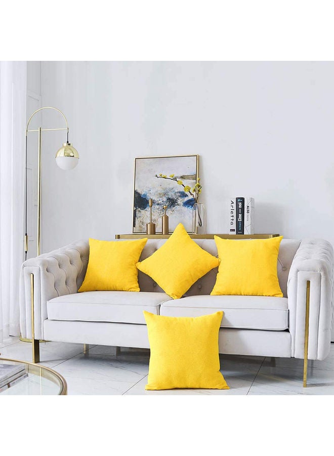 بنهيليغنز وسادة محشوة للزينة من 4 قطع أصفر - Image 3