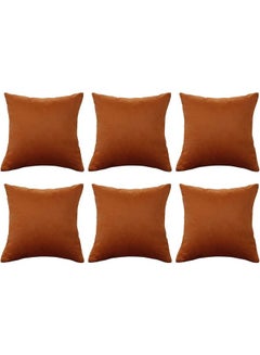PENHALIGON'S 6-Piece Velvet Decorative Filled Cushion Orange  - Image 1