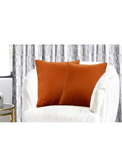 PENHALIGON'S 6-Piece Velvet Decorative Filled Cushion Orange  - Image 3