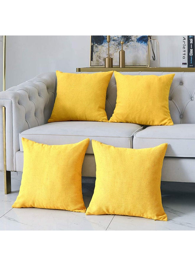 PENHALIGON'S 4-Piece Simple Decorative Cushion Yellow  - Image 4
