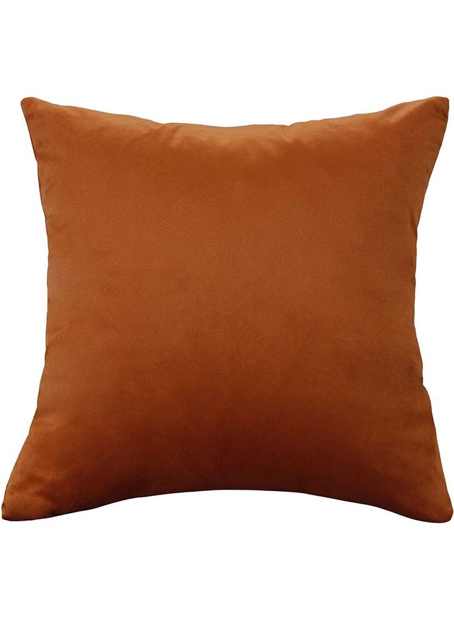 PENHALIGON'S - 3-Piece Velvet Decorative Filled Cushion Orange 40x40cm - Image 1