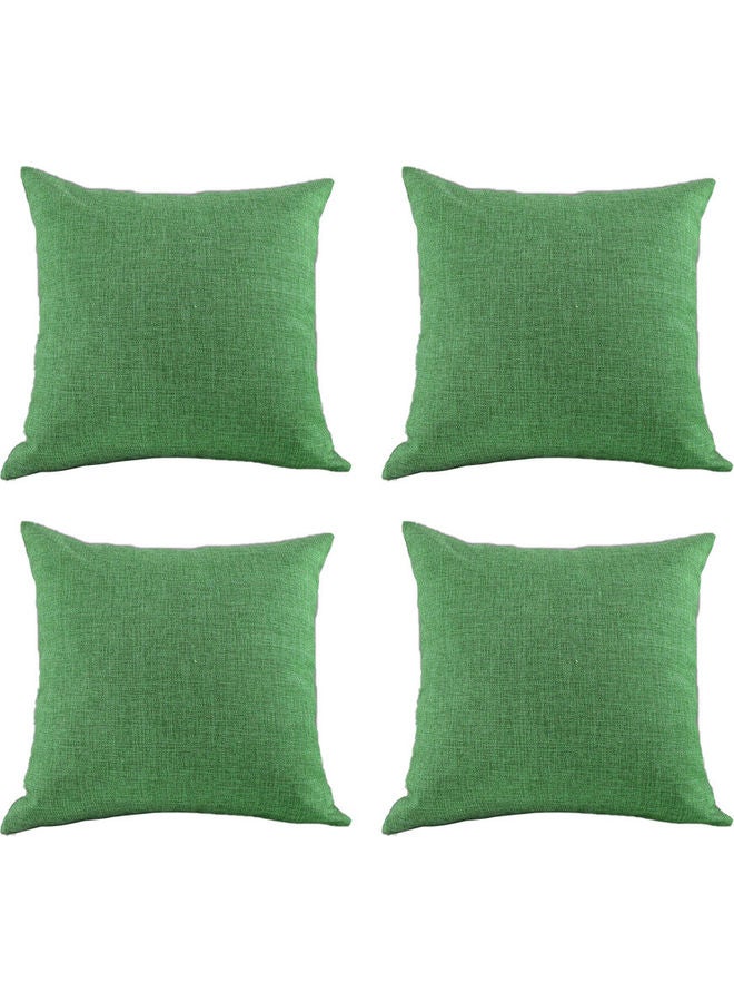 PENHALIGON'S 4-Piece Velvet Decorative Filled Cushion Green  - Image 1