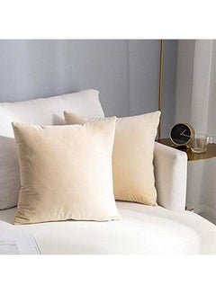 PENHALIGON'S 4-Piece Velvet Decorative Cushion Beige  - Image 2