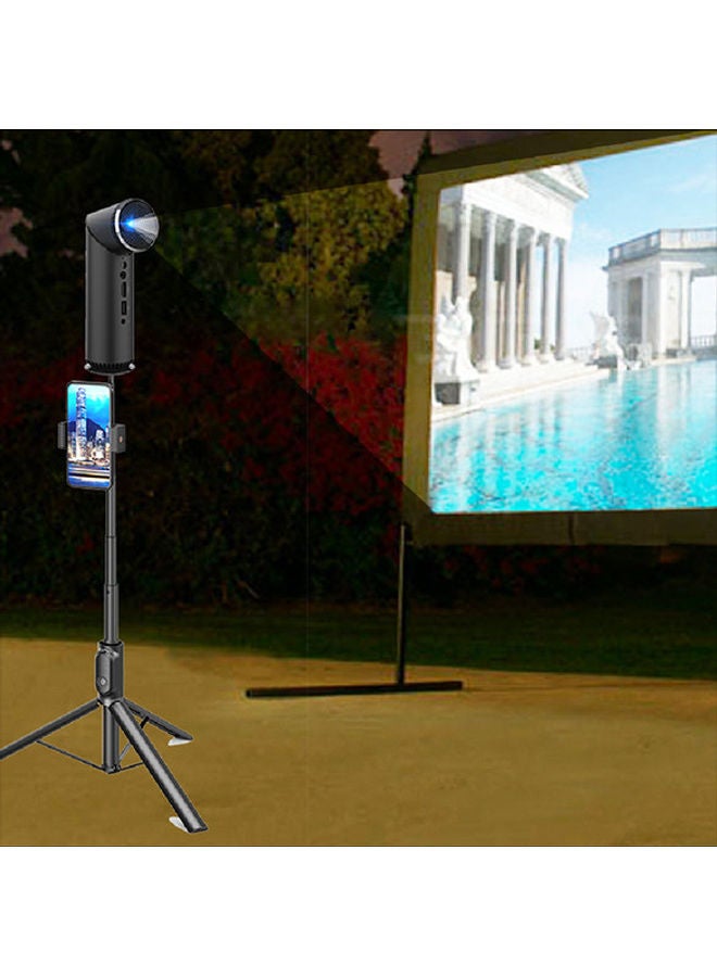Foldable Selfie Tripod With Bluetooth Remote Black