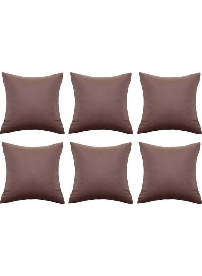 PENHALIGON'S 6-Piece Velvet Decorative Filled Cushion Grey 30x30cm  - Image 1
