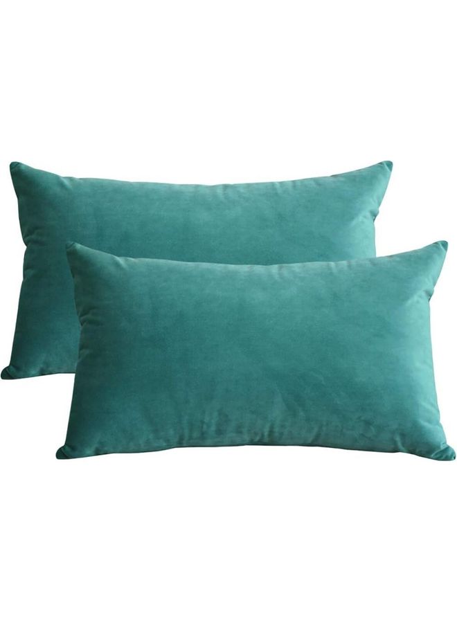 PENHALIGON'S Simple Velvet Decorative Pillow Green  - Image 2