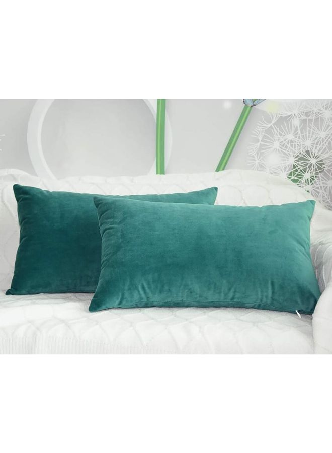 PENHALIGON'S Simple Velvet Decorative Pillow Green  - Image 3