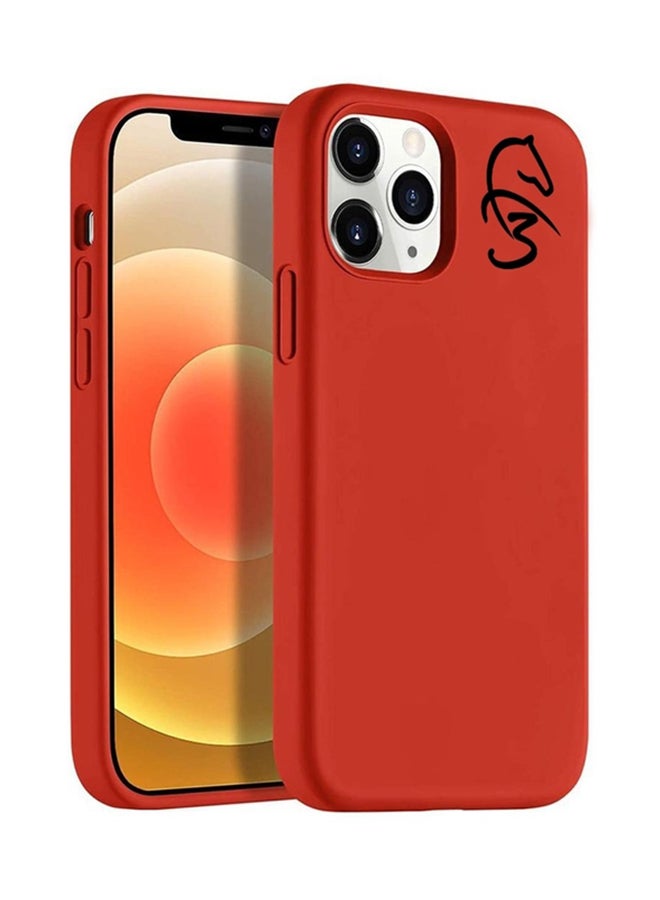 Rock Pow Silicone Case Compatible With iPhone 12 Pro Max red  - Image 1