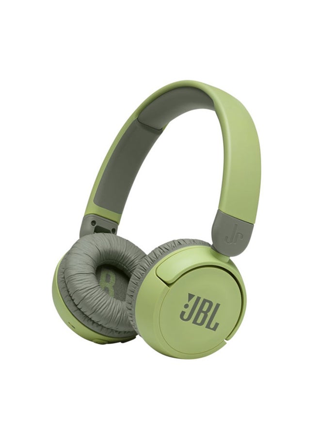 JBL Kids Wireless On-Ear Headphones Reduced Volume For Safe Listening  JR310BT Green - Image 1