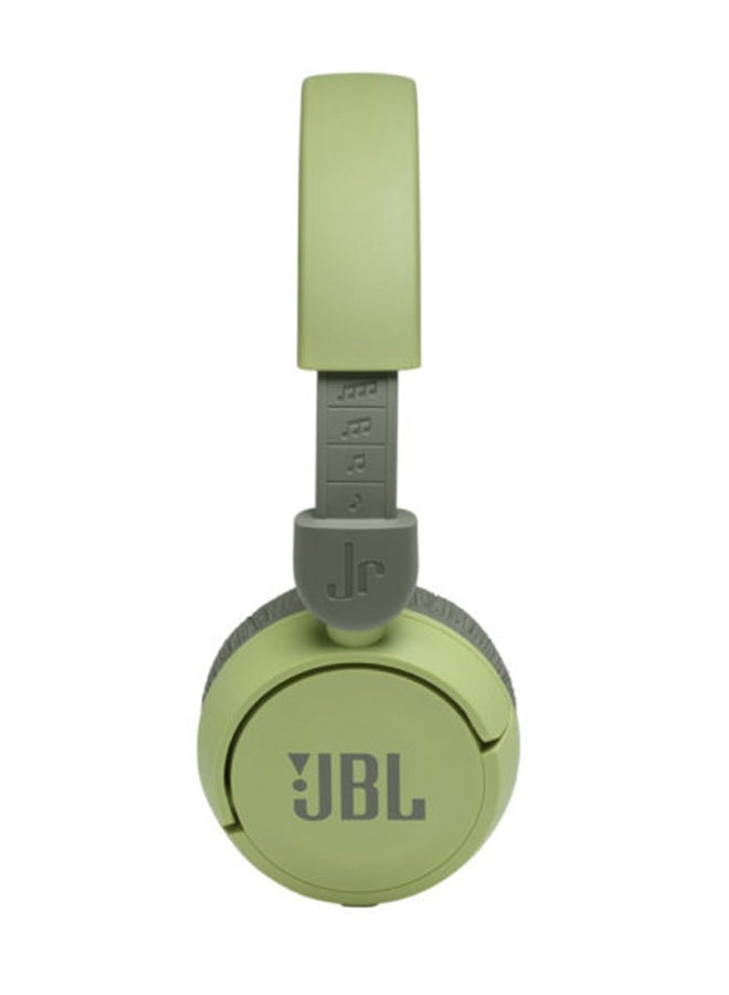 JBL Kids Wireless On-Ear Headphones Reduced Volume For Safe Listening  JR310BT Green - Image 2