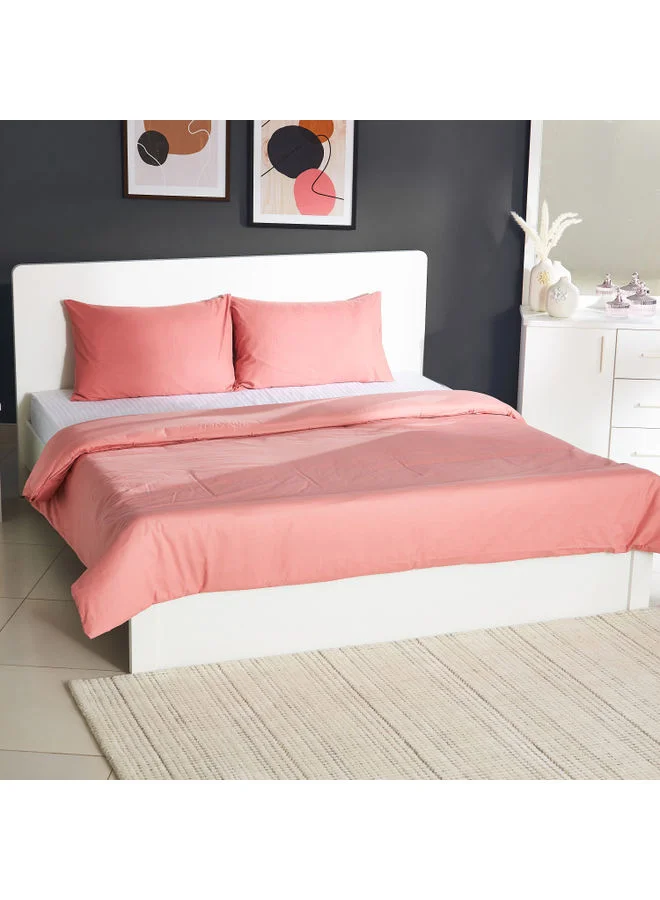 Home Box 3-Piece Wellington Solid Duvet Cover Set