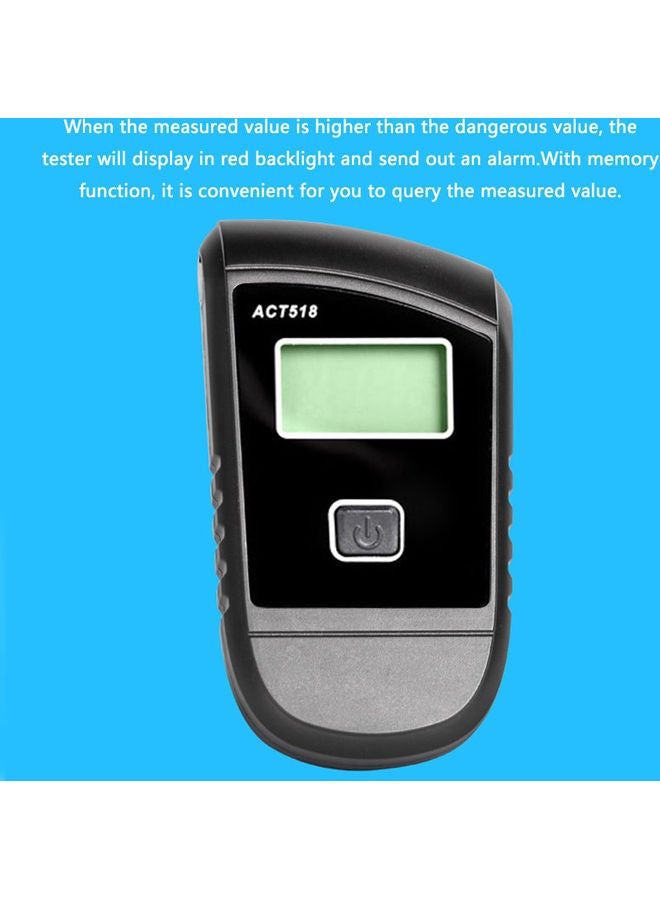 Alcohol Tester With 10-Count Mouth Piece Black  - Image 3