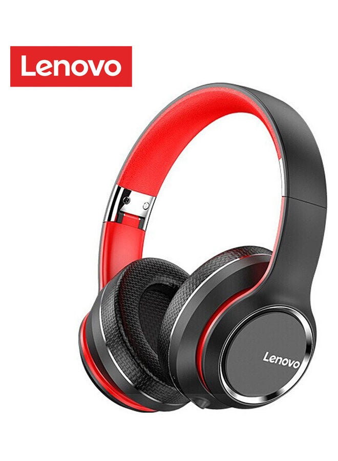 Lenovo Foldable  Bluetooth Headset Black/Red - Image 1