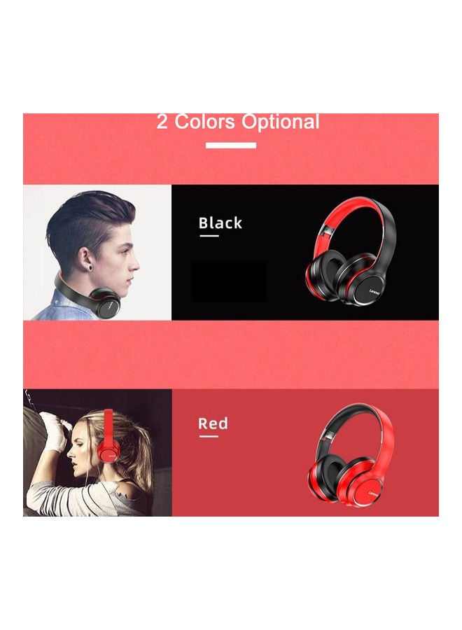 Lenovo Foldable  Bluetooth Headset Black/Red - Image 4