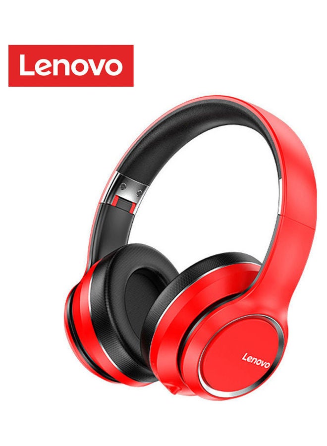 Lenovo Foldable Bluetooth Headset Red/Black - Image 1