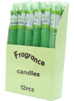 BABAZAM 12-Piece Apple Scented Candle Green 20x12x4cm  - Image 2