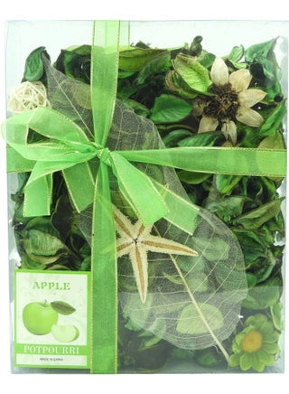 Potpourri Apple Scented Dry Flower Green/Yellow 20x10x5cm - v1628145994/N49776991A_1