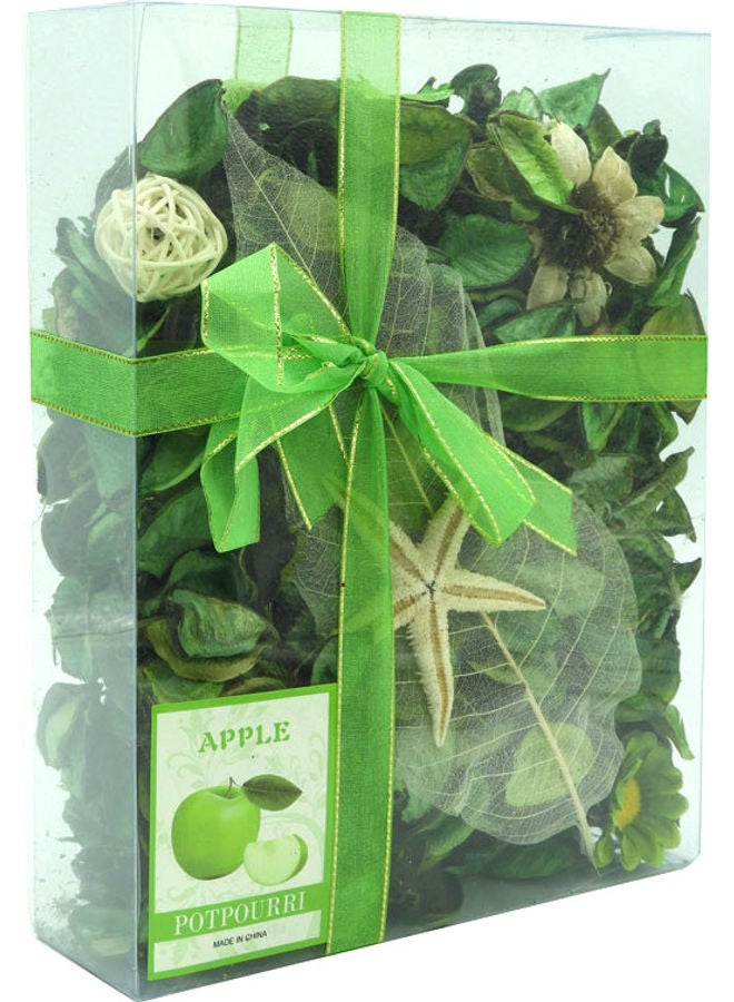 Potpourri Apple Scented Dry Flower Green/Yellow 20x10x5cm