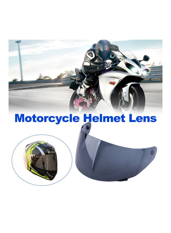 Generic Full Face Motorcycle Wind Shield Helmet Lens Visor - Image 3