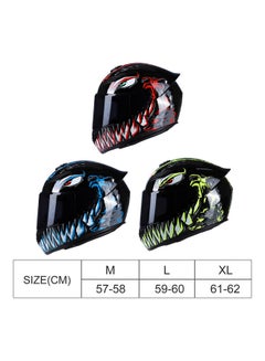 Generic Motorcycle Full Face Rapid Street Helmet M  - Image 3