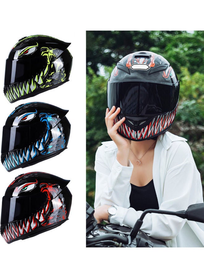 Generic Motorcycle Full Face Rapid Street Helmet M  - Image 4