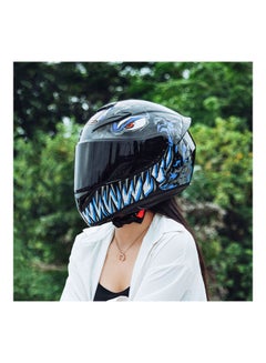 Generic Motorcycle Full Face Rapid Street Helmet M  - Image 5