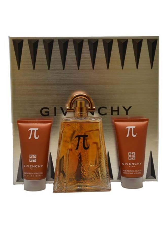 GIVENCHY Set of 3 - Pi Gift (EDT, Shampoo, After Shave Balm) 