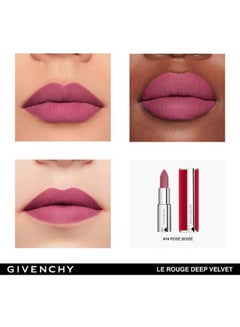 GIVENCHY Le Rouge Deep Velvet Lipstick 14 Rose Boise  - Image 4