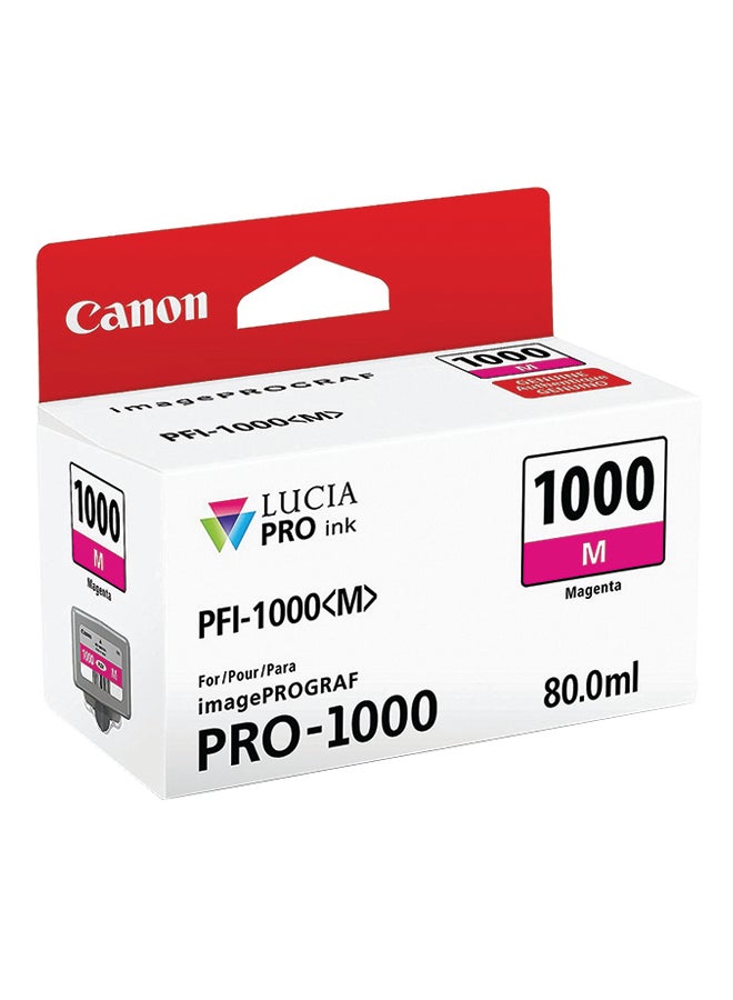 كانون خرطوشة حبر للصور طراز PFI-1000 M ماجنتي فوتو - Image 1