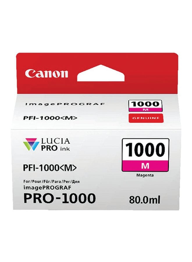 كانون خرطوشة حبر للصور طراز PFI-1000 M ماجنتي فوتو - Image 2