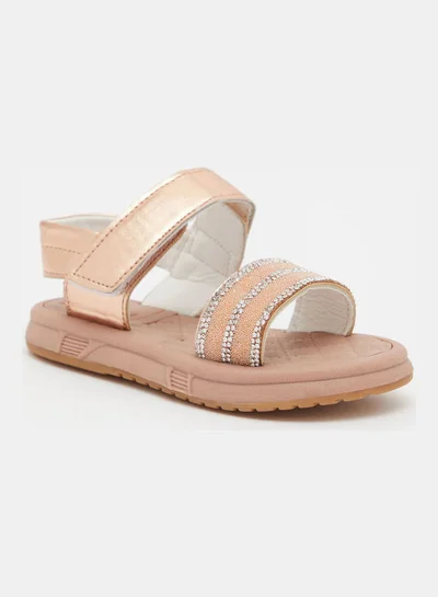 shoexpress Kids Embellished Casual Sandals Dusty Pink