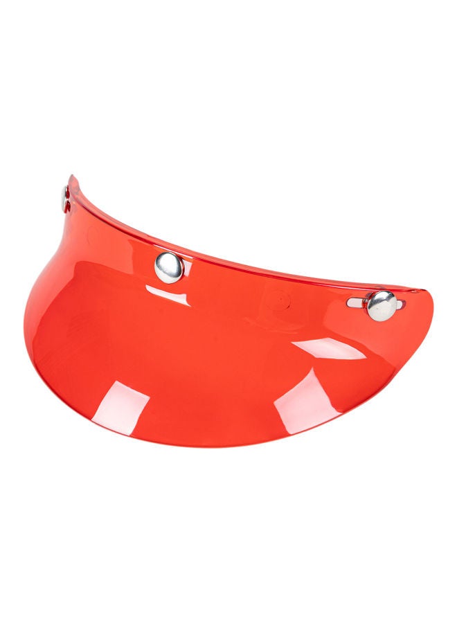 Generic 3-Snap Button Motorcycle Wind Shield Helmet Lens - Image 1