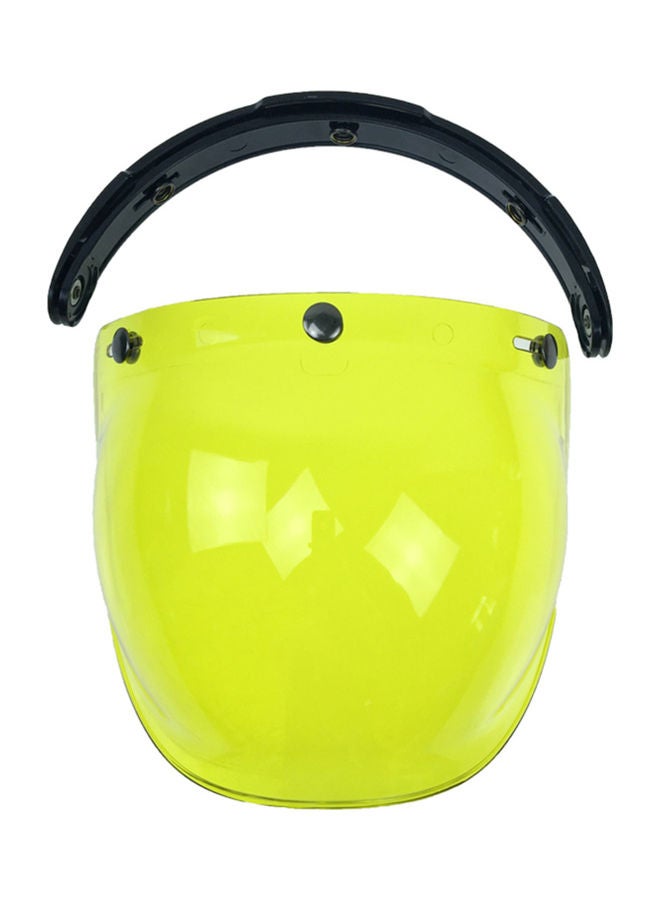 Generic 3-Snap Bubble Wind Shield for Motorcycle Helmet - Image 1