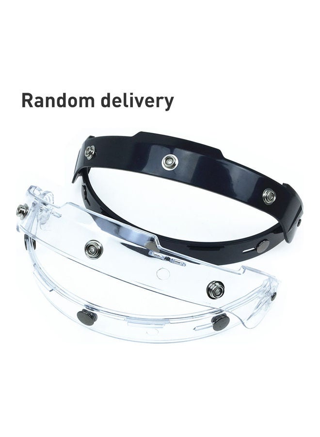 Generic 3-Snap Bubble Wind Shield for Motorcycle Helmet - Image 4