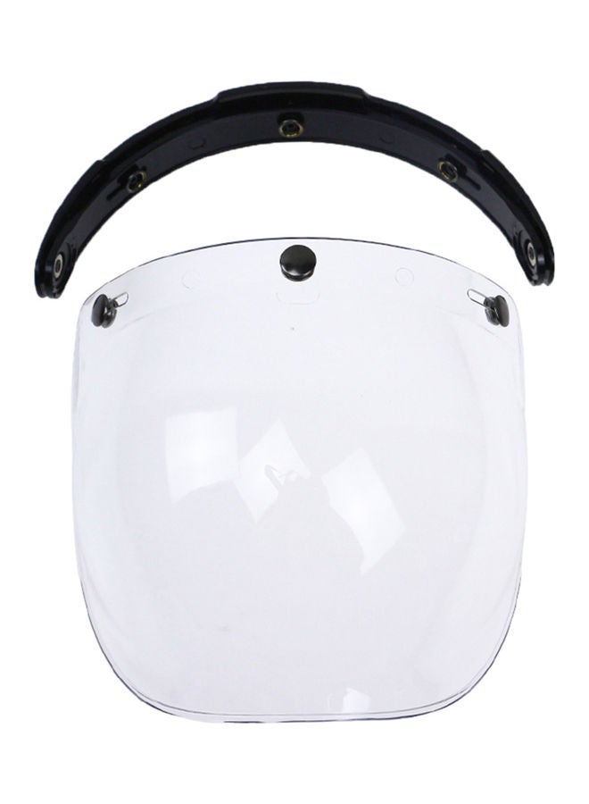 Generic 3-Snap Bubble Wind Shield for Motorcycle Helmet - Image 1